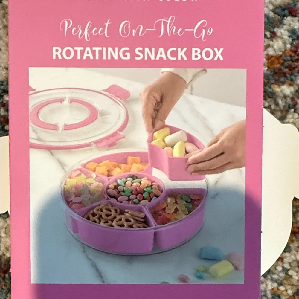 CWC Pink Rotating Snack Box